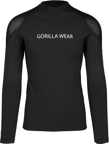 Gorilla Wear Lorenzo Performance Long Sleeve  - Zwart
