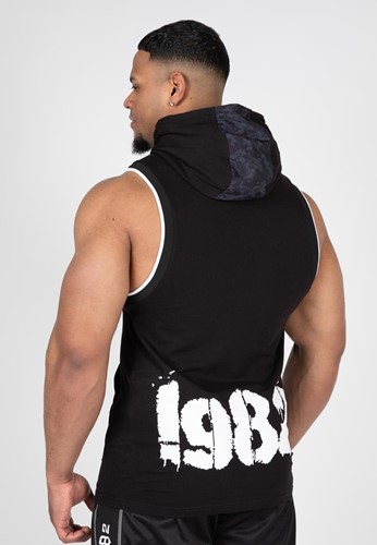 Gorilla Wear Loretto Hooded Tank Top - Zwart - 3XL-2