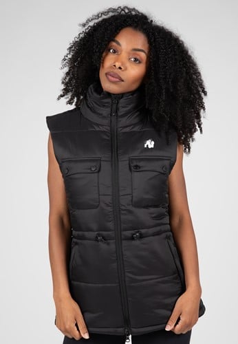 Gorilla Wear Lucia Bodywarmer - Zwart