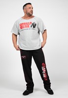 Gorilla Wear Marlow Mesh Pants - Zwart/Rood-3