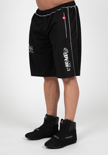 Gorilla Wear Marlow Mesh Shorts - Zwart/Grijs