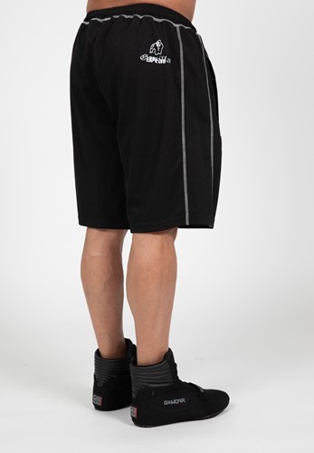 Gorilla Wear Marlow Mesh Shorts - Zwart/Grijs-2