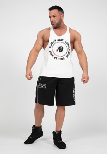Gorilla Wear Marlow Mesh Shorts - Zwart/Grijs-3