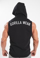 Gorilla Wear Marshall Mouwloze Hoodie - Zwart-2