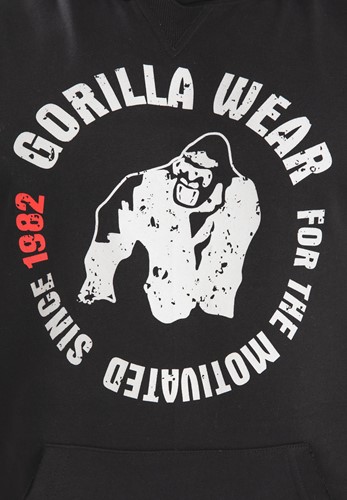 Gorilla Wear Marshall Mouwloze Hoodie - Borst logo