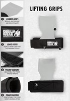 Lifting Grips - Zwart - Foto 5