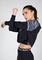 Gorilla Wear Zion Cropped Hoodie - Zwart - foto 