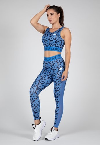 Gorilla Wear Osseo Crop Top - Blauw - XS-3