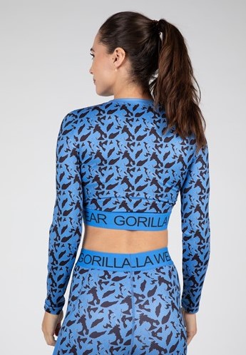 Gorilla Wear Osseo Long Sleeve - Blue - L-2