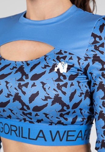 Gorilla Wear Osseo Long Sleeve - Blue - L-3