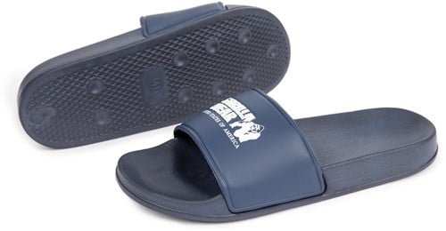 Gorilla Wear Pasco Badslippers - Marineblauw-3
