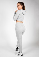 Gorilla Wear Pixley Crop Top Hoodie - Grijs-2