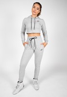 Gorilla Wear Pixley Crop Top Hoodie - Grijs-3