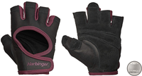 Harbinger Women's Power Stretchback Fitness Handschoenen - Zwart/Rood