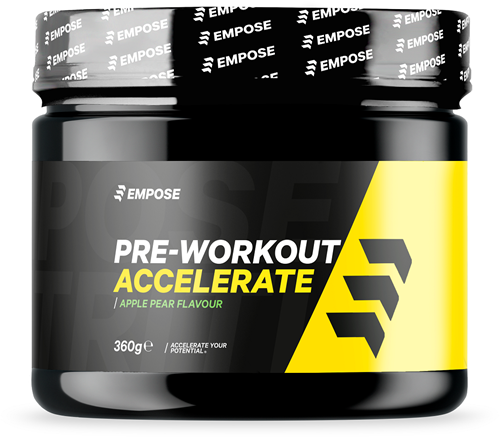 Empose Nutrition Pre-Workout Accelerate - 280mg Caffeine - 360 gr - Apple Pear