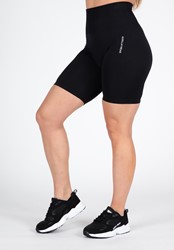 Gorilla Wear Quincy Seamless Cycling Shorts - Zwart
