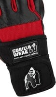 Gorilla Wear Dallas Wrist Wrap Handschoenen - Fitness Handschoenen - Zwart/Rood-3
