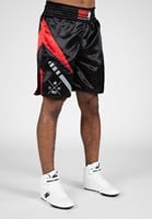 Gorilla Wear Hornell Boxing Shorts - Zwart / Rood