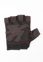 Gorilla Wear Womens Fitness Gloves - Fitness Handschoenen - Zwart/Rode Stiksels