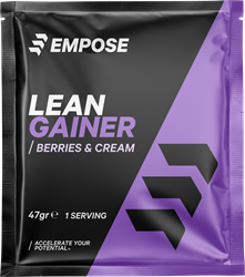 Empose Nutrition Lean Mass Gainer - Berries & Cream - Sample - 47 gram / 200 ml