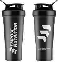 Empose Nutrition Shake Beker - 600 ml - Zwart-3