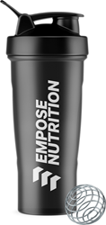 Empose Nutrition Shaker Bottle - 600 ml - Black