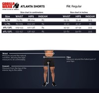 Size Chart Atlanta