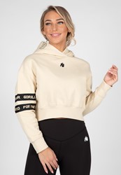 Gorilla Wear Tracey Cropped Hoodie - Beige