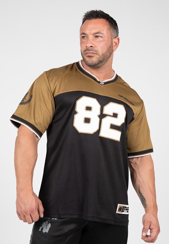 Gorilla Wear Trenton Football Jersey - Zwart/Goud