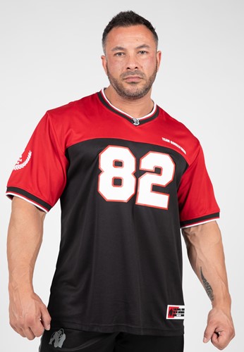 Gorilla Wear Trenton Football Jersey - Zwart/Rood