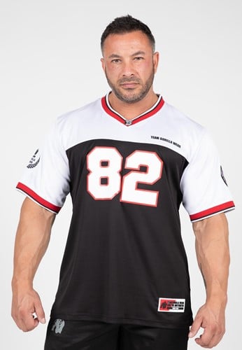 Gorilla Wear Trenton Football Jersey - Zwart/Wit