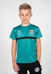Gorilla Wear Vernon Kids T-shirt - Groen/Blauw - 152