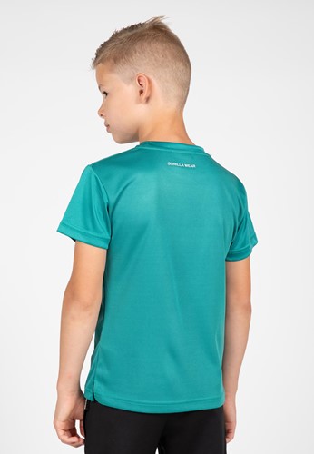 Gorilla Wear Vernon Kids T-shirt - Groen/Blauw-2