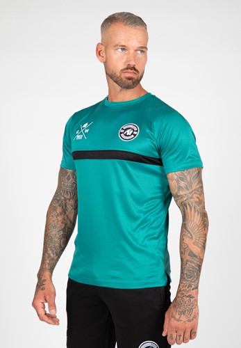 Gorilla Wear Vernon T-shirt - Groen/Blauw