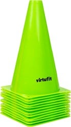 VirtuFit Cones Set - 23 cm - 12 Pieces - Green