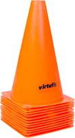 VirtuFit Pionnen Set - 23 cm - 12 Stuks - Oranje