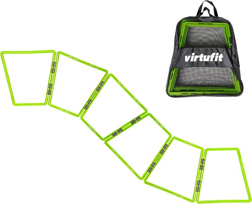 VirtuFit Trapezium Agility Trainer Pro - 6 Stuks - Inclusief opbergtas
