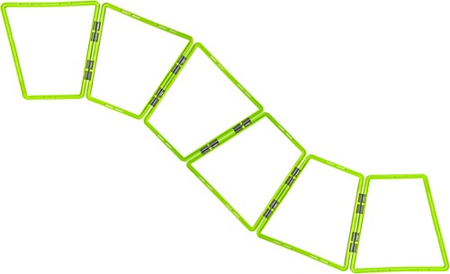 VirtuFit Trapezium Agility Trainer Pro - 6 Stuks - Inclusief opbergtas