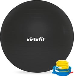 VirtuFit Anti-Burst Exercise Ball Pro - Black - 65 cm