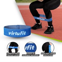 VirtuFit Mini Weerstandsband - Katoen - Blauw - Sterk-3
