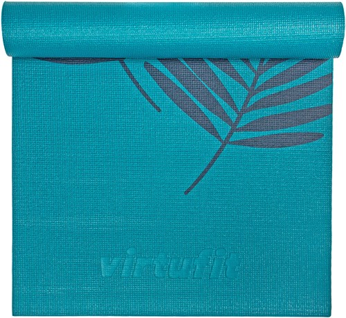 VirtuFit Premium Yogamat - 183 x 61 x 0,6 cm - Ocean Green Forest