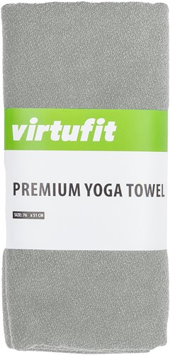 VirtuFit Premium Yoga Microvezel Handdoek - 76 x 51 cm -  Natural Grey-2