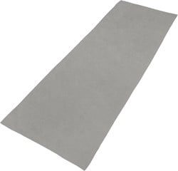 VirtuFit Premium Yoga Mat Towel - 183 x 61 cm - Natural Grey