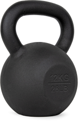 VirtuFit Kettlebell Pro - Cast Iron Kettle Bell - 12 kg