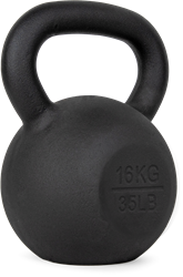 VirtuFit Kettlebell Pro - Cast Iron Kettle Bell - 16 kg