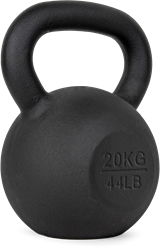 VirtuFit Kettlebell Pro - Cast Iron Kettle Bell - 20 kg