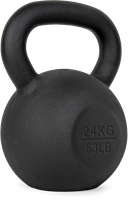 VirtuFit Kettlebell Pro - Kettle Bell - Gietijzer - 24 kg