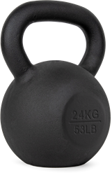 VirtuFit Kettlebell Pro - Cast Iron Kettle Bell - 24 kg