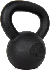 VirtuFit Kettlebell Pro - Gietijzer - 8 kg