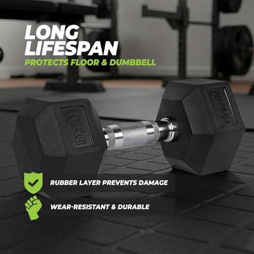 VirtuFit Hexa Dumbbell Pro - 32,5 kg - Per Stuk-3